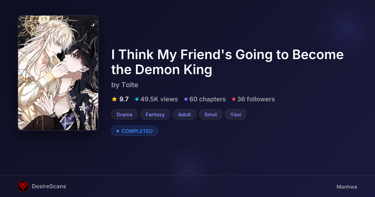 I Think My Friend's Going to Become the Demon King by Tolte | DesireScans