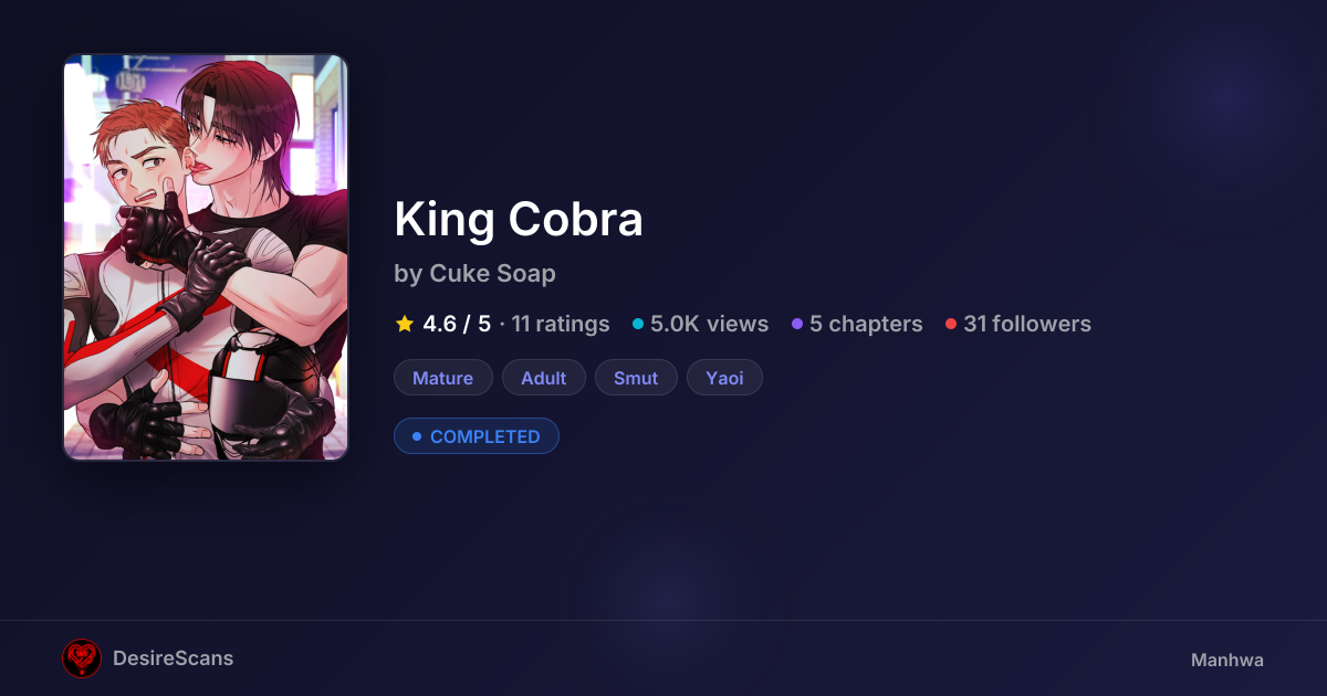 King Cobra by Cuke Soap | DesireScans