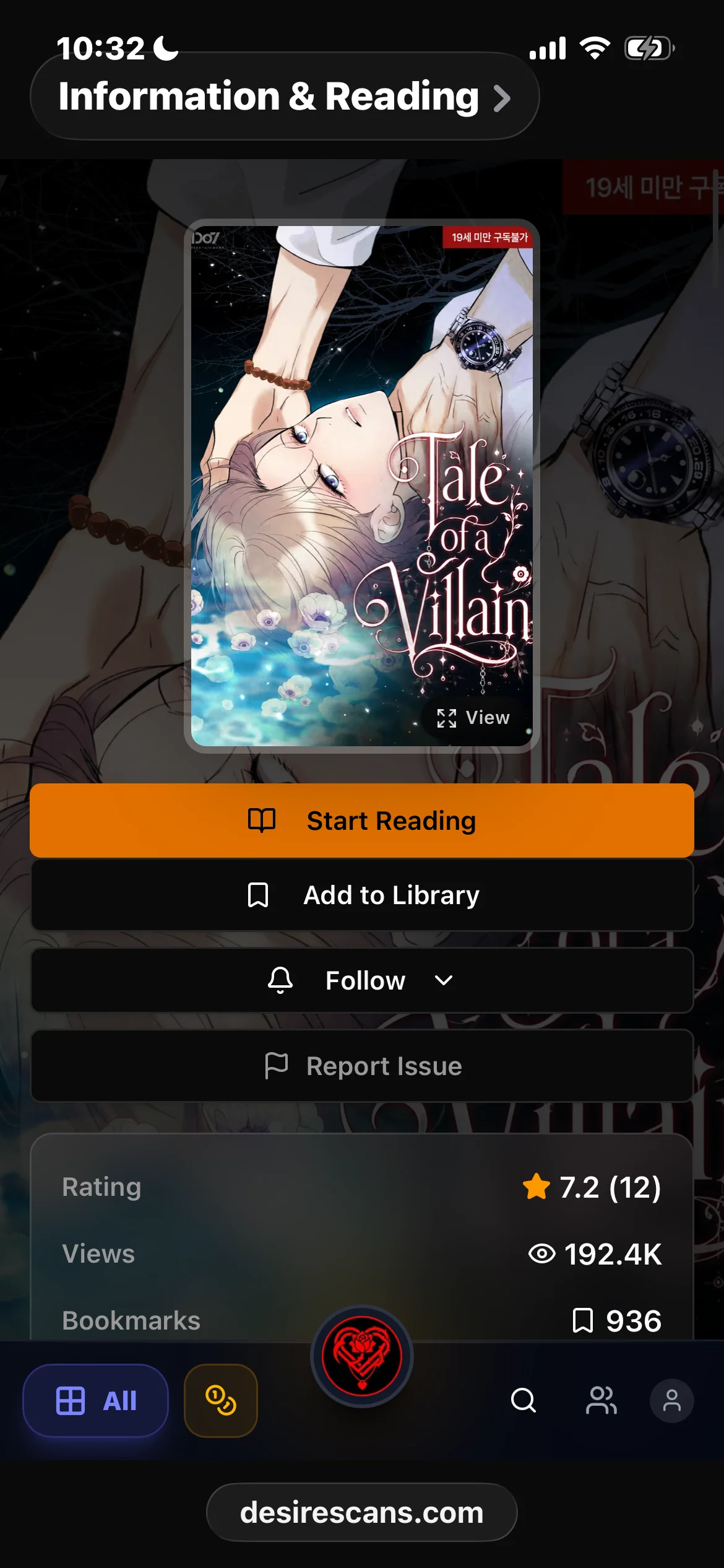 Image 1 of 1 attached to "Tale of a Villain"