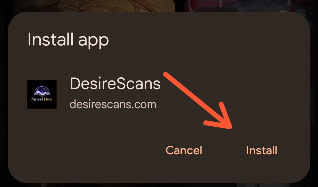 Image 3 of 3 attached to "HOW TO INSTALL THE APP (ANDROID)"
