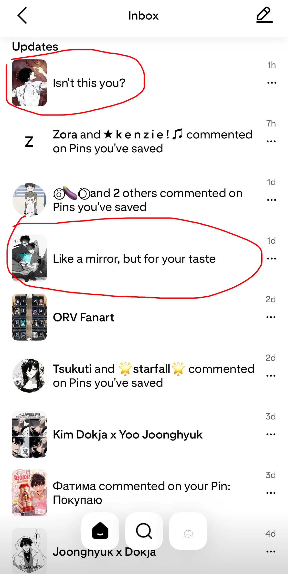 Image 1 of 1 attached to "I feel like Pinterest has something to tell me"